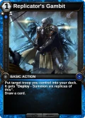 Replicator's Gambit: alternate art in Shards of Fate