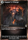 Sapper's Charge: alternate art in Shards of Fate