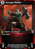 Savage Raider: alternate art in Shards of Fate