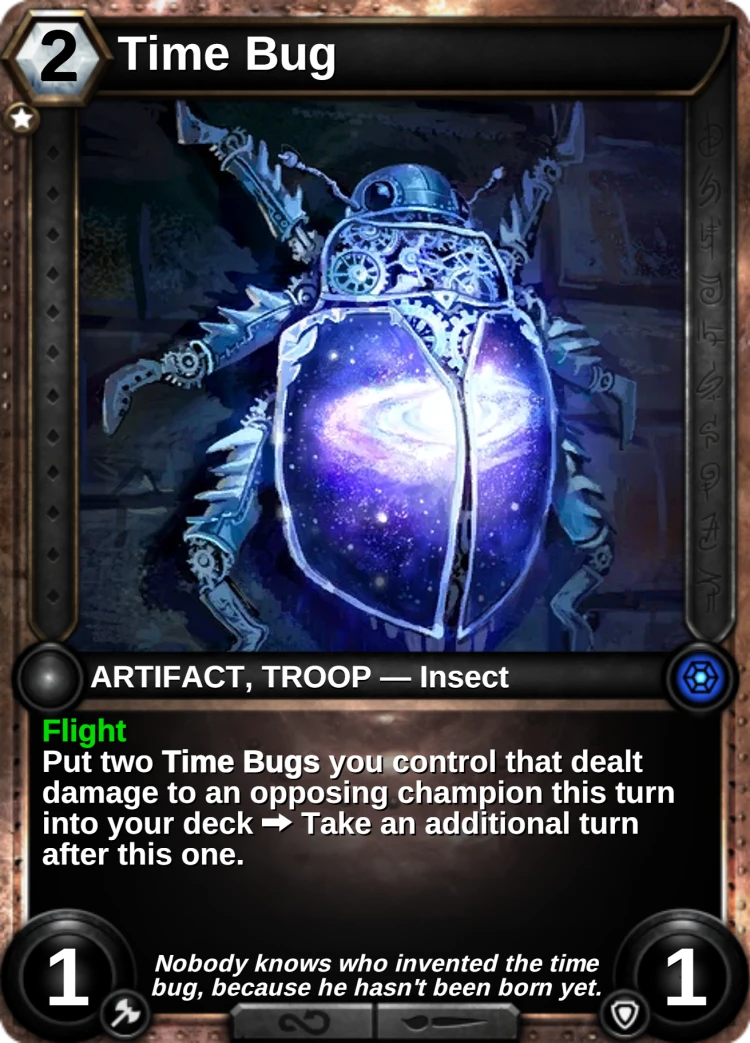Time Bug: the card
