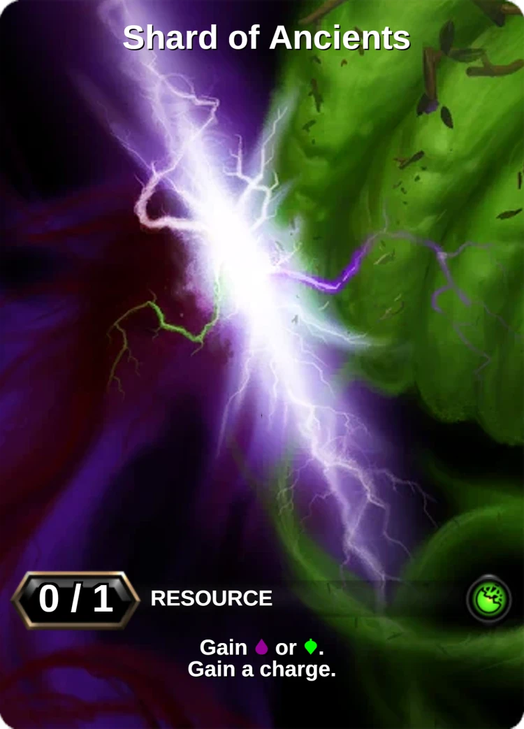 Shard of Ancients: the card