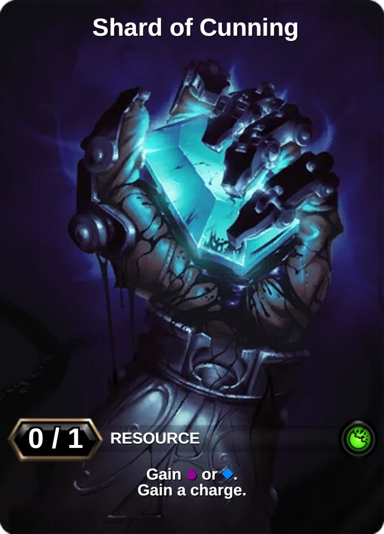 Shard of Cunning: the card