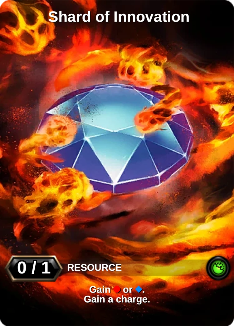 Shard of Innovation: the card