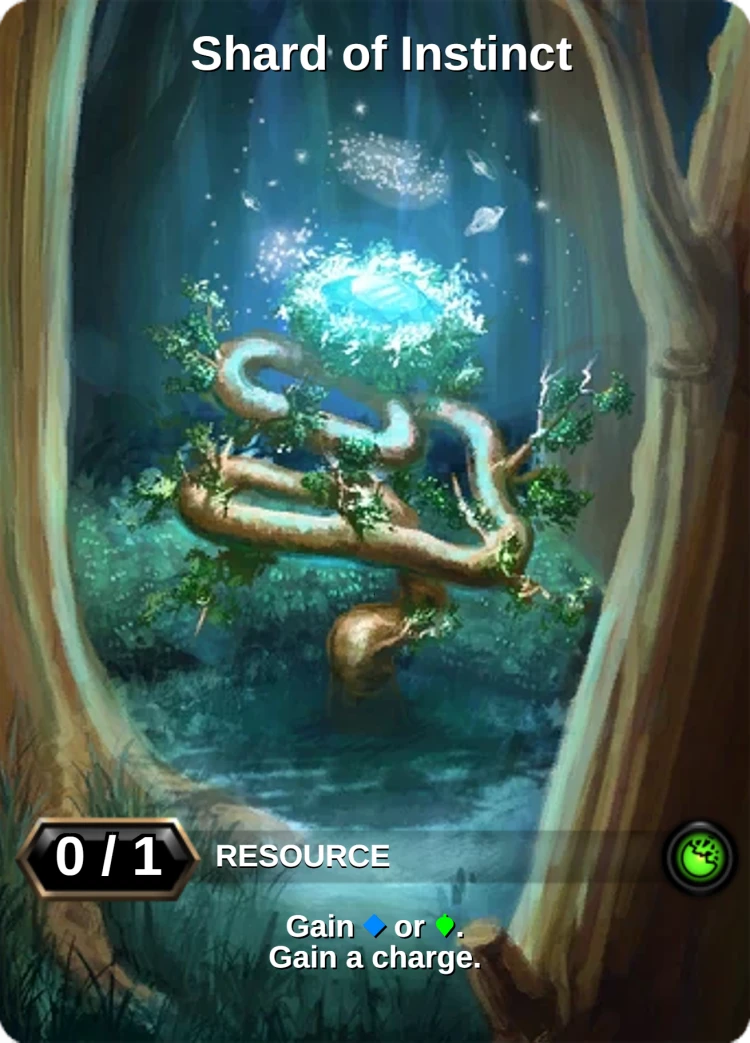 Shard of Instinct: the card