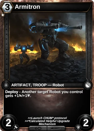 Armitron: the card this item changes