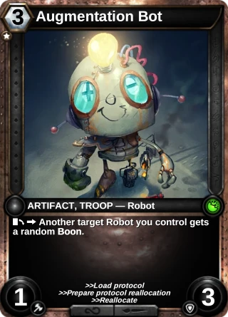 Augmentation Bot: the card this item changes
