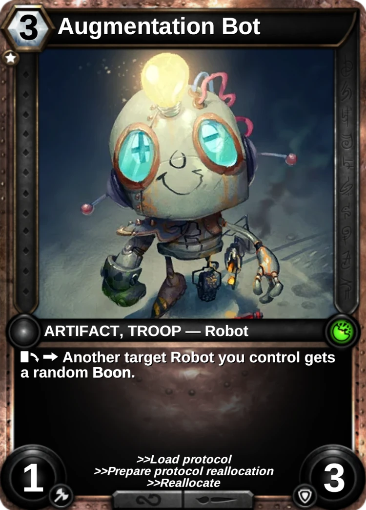 Augmentation Bot: the card