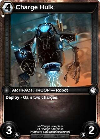 Charge Hulk: the card this item changes
