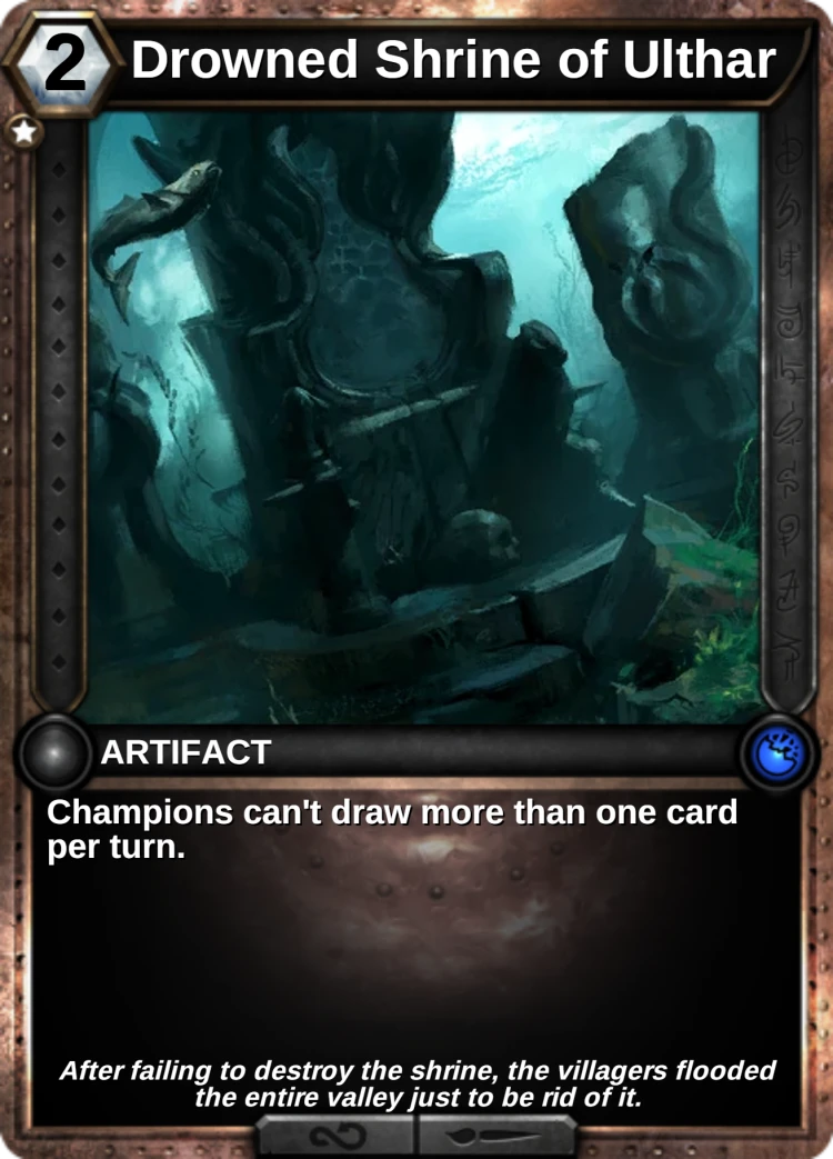 Drowned Shrine of Ulthar: the card