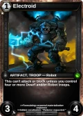 Electroid: printing in Shattered Destiny