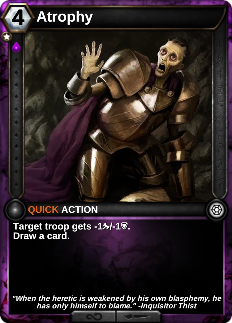 Atrophy: the card