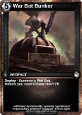 War Bot Bunker: printing in Shattered Destiny