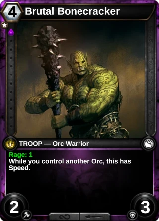 Brutal Bonecracker: the card this item changes
