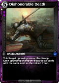 Dishonorable Death: printing in Shattered Destiny