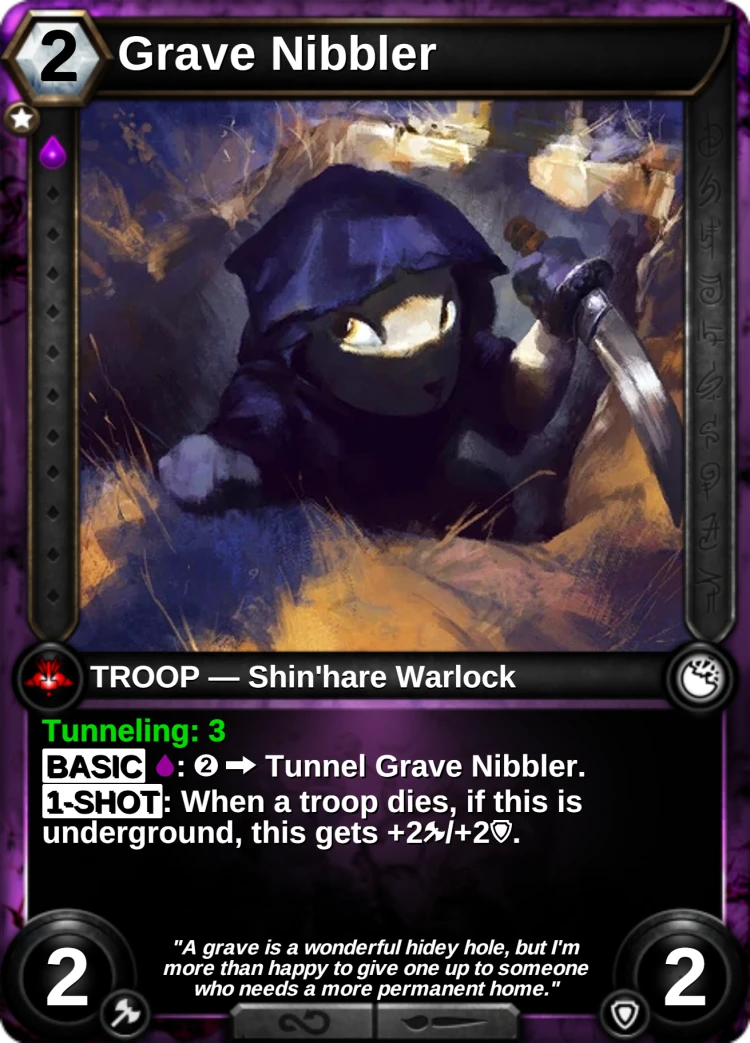 Grave Nibbler: the card