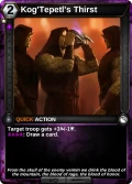 Kog'Tepetl's Thirst: printing in Shattered Destiny