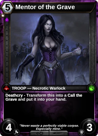 Mentor of the Grave: the card this item changes