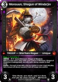 Monsuun, Shogun of Winda'jin: printing in Shattered Destiny