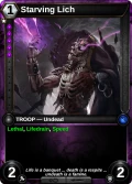Starving Lich: printing in Shattered Destiny
