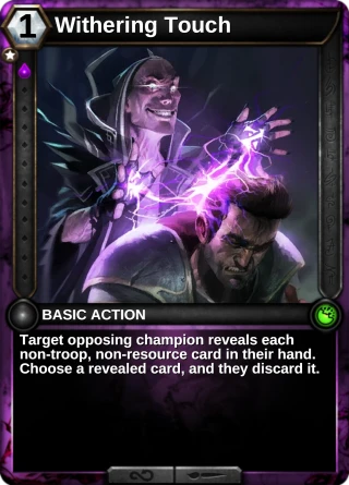 Withering Touch: the card this item changes