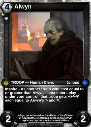 Alwyn: the card this item changes