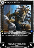 Canyon Scout: printing in Shattered Destiny