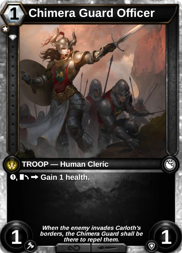 Chimera Guard Officer: the card