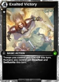 Exalted Victory: printing in Shattered Destiny