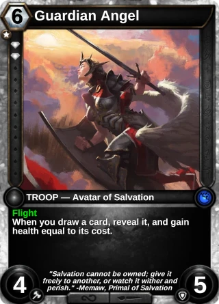 Guardian Angel: the card this item changes