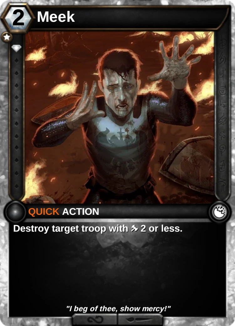 Meek: the card