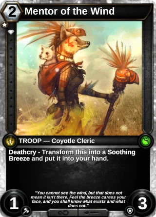 Mentor of the Wind: the card this item changes