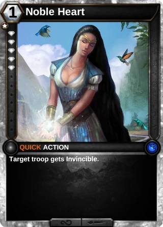 Noble Heart: the card this item changes