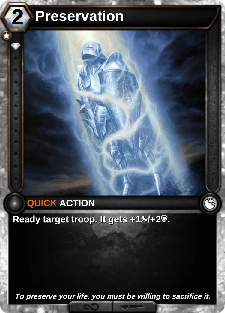 Preservation: the card