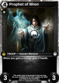 Prophet of Wren: printing in Shattered Destiny