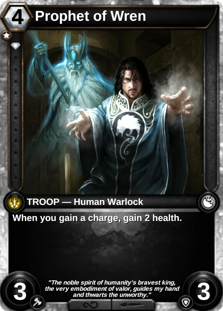 Prophet of Wren: the card