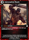 Adrenaline Rush: printing in Shattered Destiny