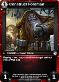Construct Foreman: printing in Shattered Destiny