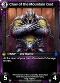 Claw of the Mountain God: printing in Shards of Fate