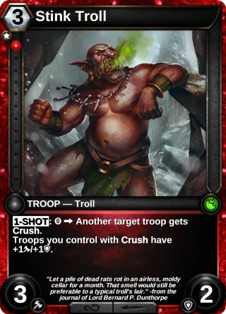 Stink Troll: the card this item changes