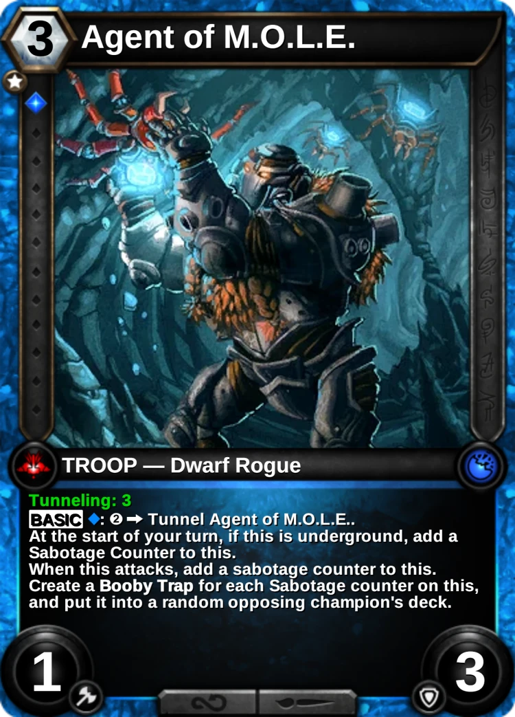 Agent of M.O.L.E.: the card