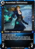 Azurefate Sorceress: printing in Shattered Destiny