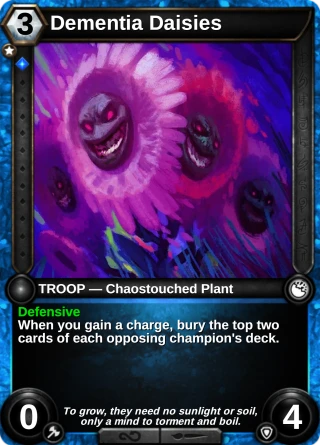 Dementia Daisies: the card this item changes