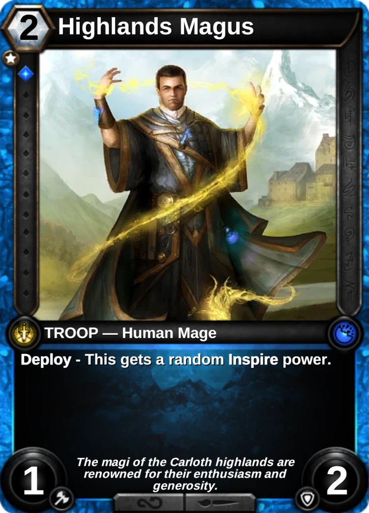 Highlands Magus: the card