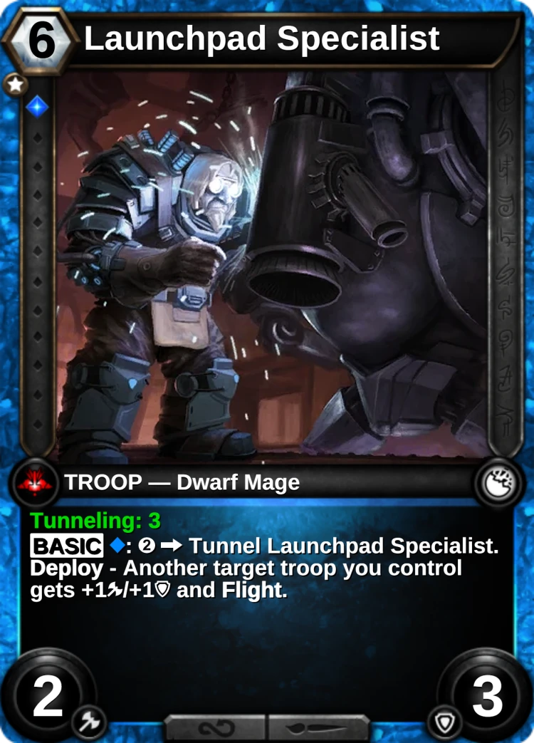 Launchpad Specialist: the card