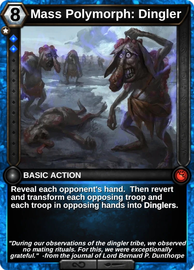 Mass Polymorph: Dingler: the card