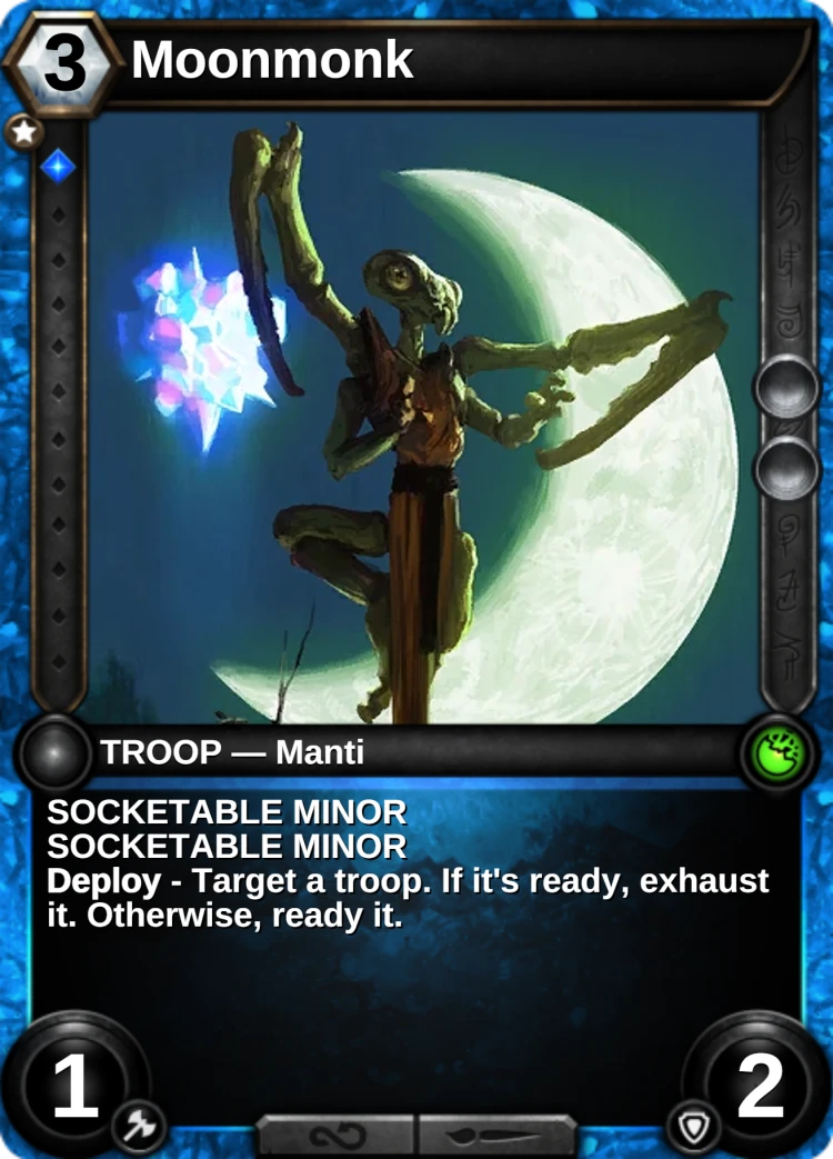 Moonmonk: the card