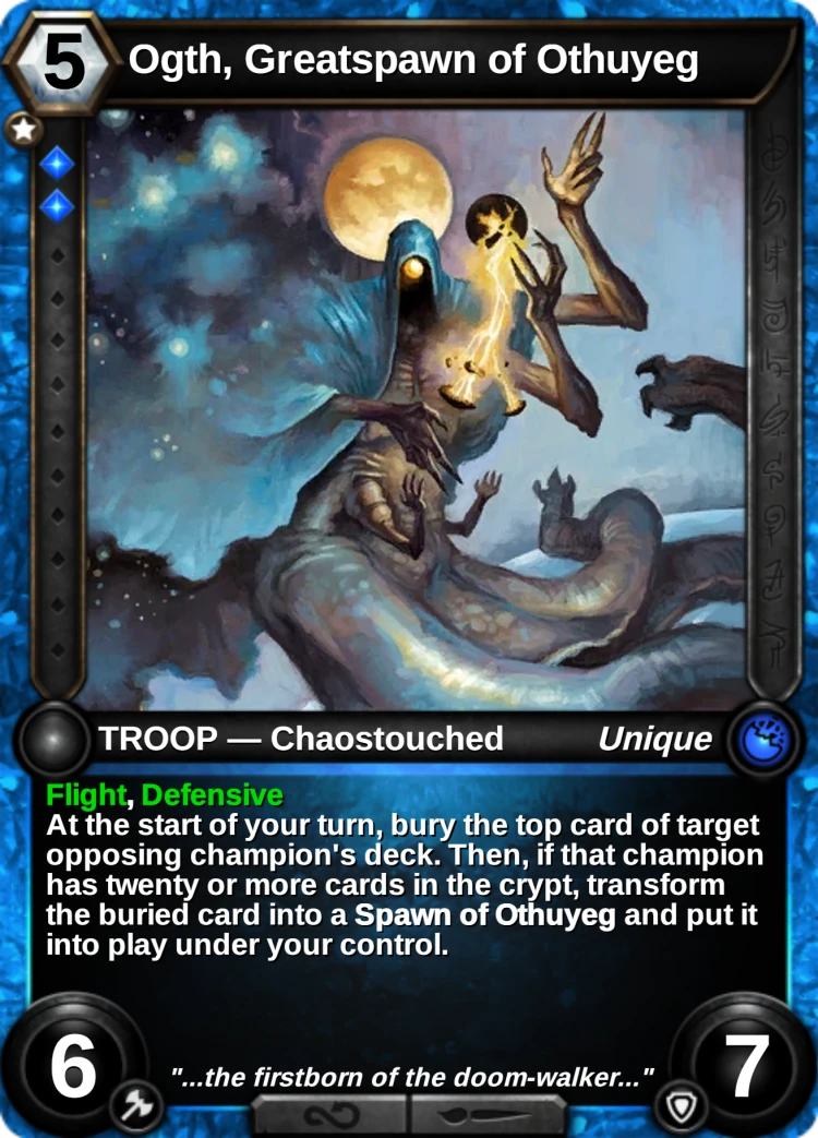 Ogth, Greatspawn of Othuyeg: the card