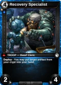 Recovery Specialist: printing in Shattered Destiny