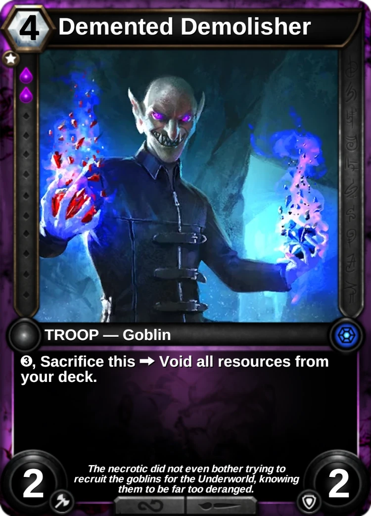 Demented Demolisher: the card