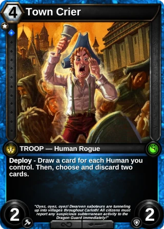 Town Crier: the card this item changes